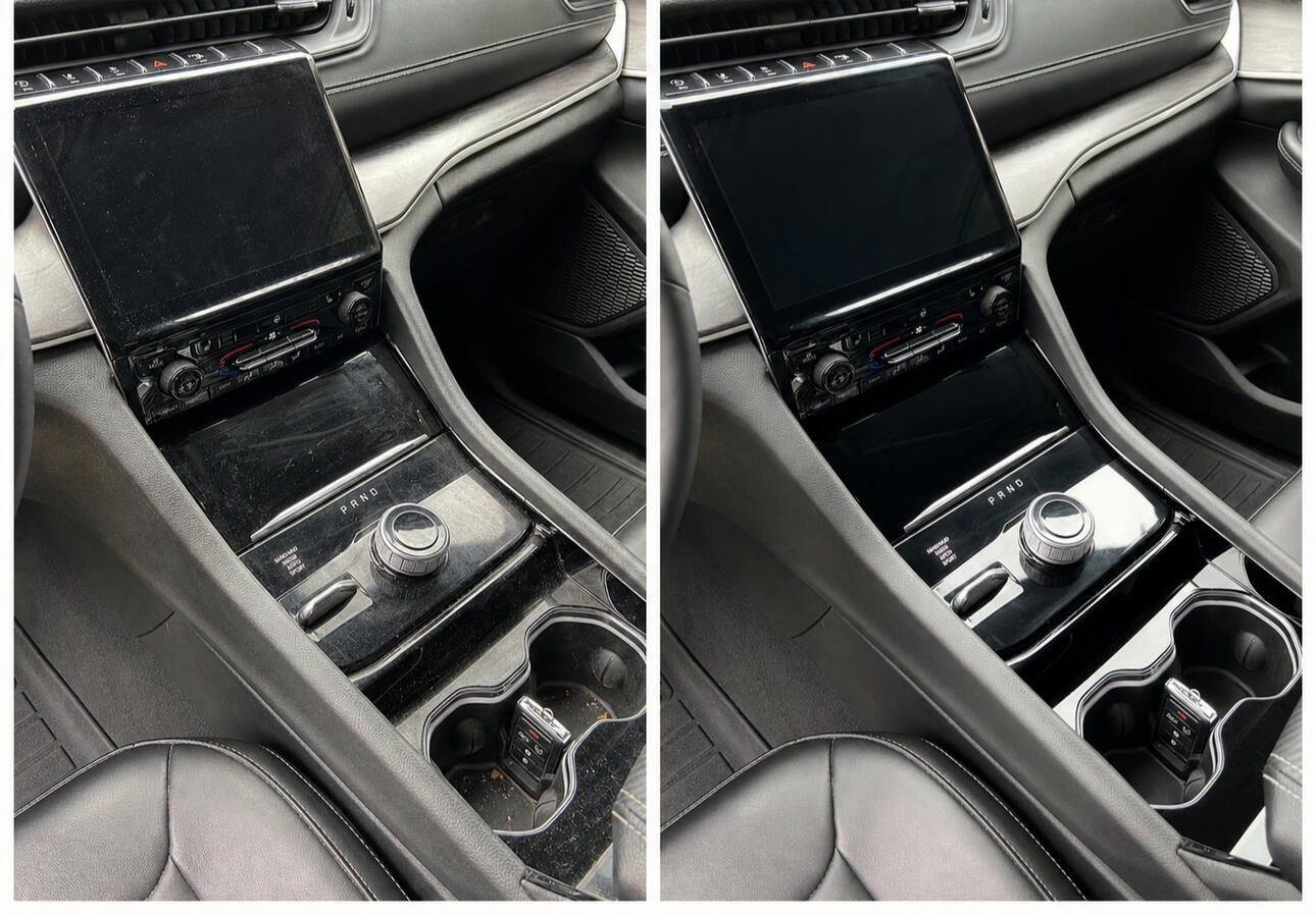 Center Console & Gear Shift: Before & After Center Console & Gear Shift: Before & After